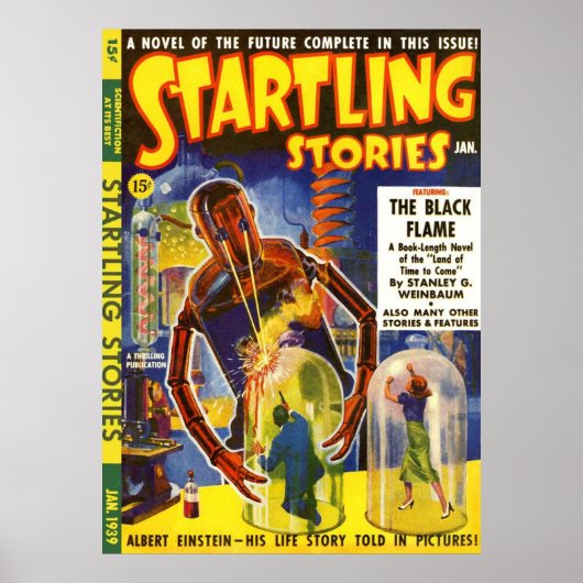 巨大ロボット熱線漫画カバー ポスター (正面)