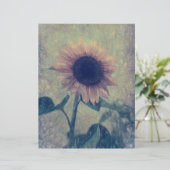 巨大ヴィンテージひまわり黄緑のテクスチャ (スタンド正面)