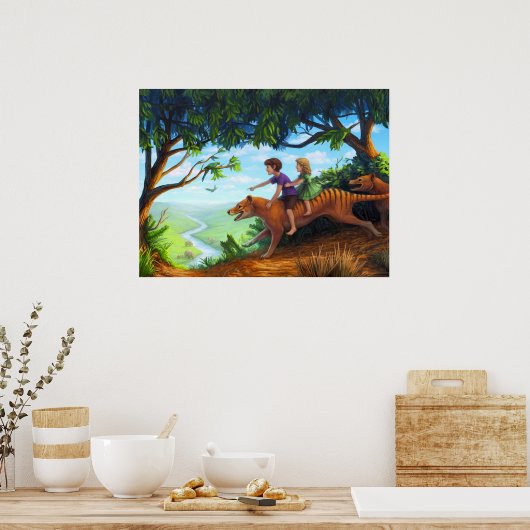 巨大動植物の谷に ポスター (キッチン)