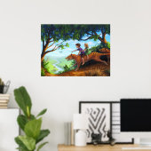 巨大動植物の谷に ポスター (ホームオフィス)