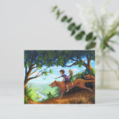 巨大動植物の谷に ポストカード (スタンド正面)