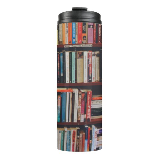 巨大図書館の本棚写真 タンブラー (正面)