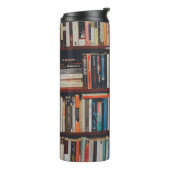 巨大図書館の本棚写真 タンブラー (回転左)