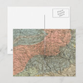 巨大山地の特別地図 ポストカード (正面/裏面)