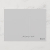 巨大日本のロボット像 ポストカード (裏面)