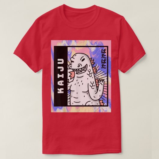 巨大東京日本怪獣怪獣モンスターA Tシャツ (デザイン正面)