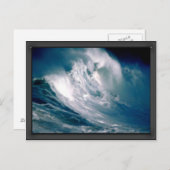 巨大海ローグ絵画ウェーブ ポストカード (正面/裏面)