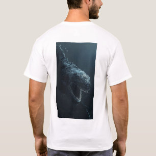 巨大深いシーモンスターTシャツ – 1000メートルLo Tシャツ