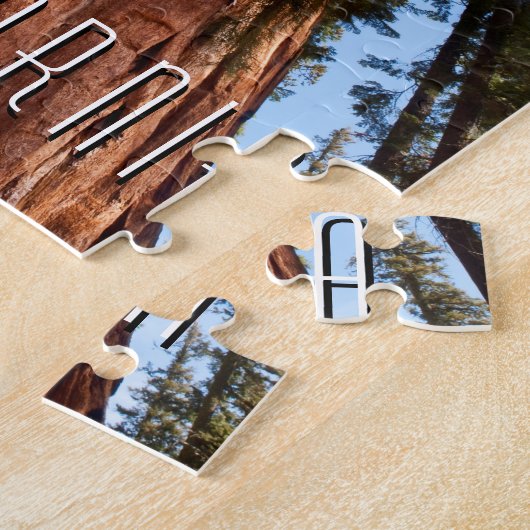 巨星セコイア上昇 ジグソーパズル (側面)