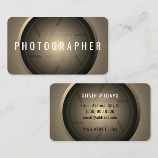 巨星レンズタン 名刺 (正面/裏面)