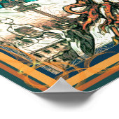 巨木と雪 ポスター (角)