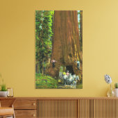 巨木の下の馬車 キャンバスプリント (インサイチュ (リビング))