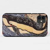 巨鯨、国芳の大きいクジラ、Kuniyoshi、Ukiyo-e Case-Mate iPhoneケース (裏面(横))