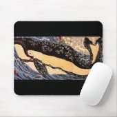 巨鯨, 国芳 Big Whale, Kuniyoshi, Ukiyoe マウスパッド (マウス)