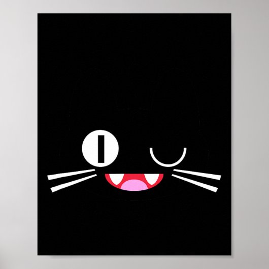 巫女くたねこ猫コスプレグリッチビデオゲーム技術 ポスター (正面)