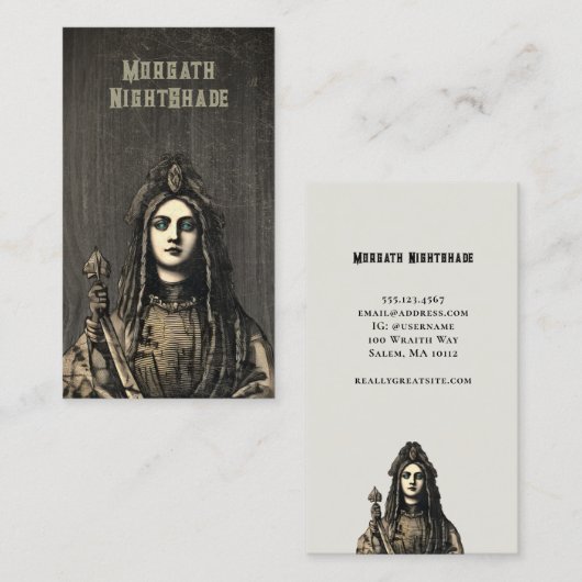 巫女名刺 名刺 (正面/裏面)