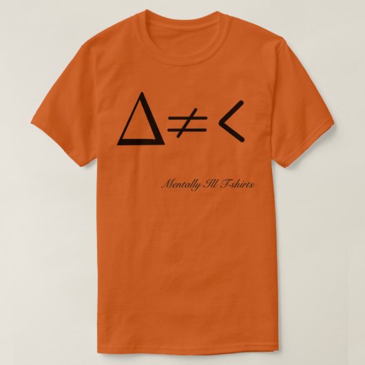 差が次の値より小さい Tシャツ (デザイン正面)