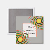 差し引き先生カラフルありがとう マグネット (正面/裏面)