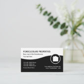 差し押さえ不動産仲介業者 名刺 (スタンド正面)