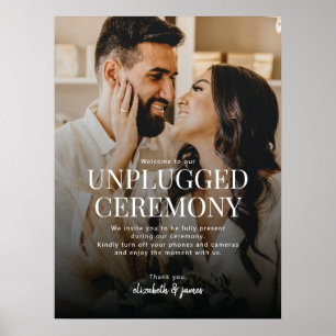 差し込み外し式の写真結婚のウェルカムサイン ポスター