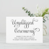 差し込み結婚のない式の招待状 招待状 (スタンド正面)