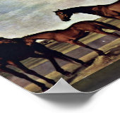 差し迫った嵐の前で心配する手や足 ポスター (角)