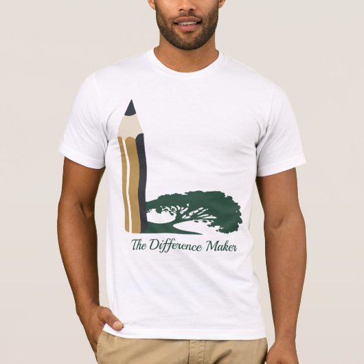 差をつける人ペンシル Tシャツ (正面)