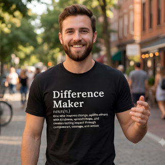 差を作る人Tシャツ - 教師とメンターへのギフト Tシャツ