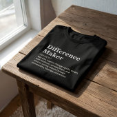 差を作る人Tシャツ - 教師とメンターへのギフト Tシャツ