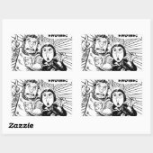 差エンジンパネルへ 長方形シール (シート)