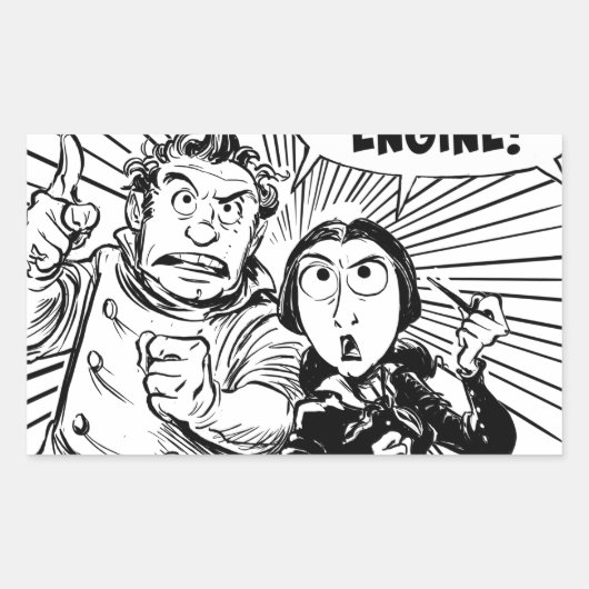 差エンジンパネルへ 長方形シール (正面)