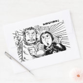 差エンジンパネルへ 長方形シール (封筒)