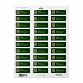 差出人住所おもしろいキュートレディーインワイングラス ラベル (フルシート)