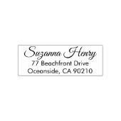 差出人住所の手書エレガントき(_N) セルフインキングスタンプ (デザイン)