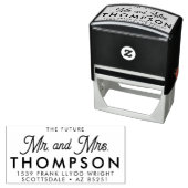 差出人住所の未来のミセスモダンカスタマイズさん セルフインキングスタンプ (インサイチュ)