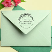 差出人住所カスタムスクリプトファミリ セルフインキングスタンプ