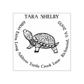 差出人住所カスタムタートルエクストラ ラバースタンプ (インプリント)