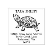 差出人住所カスタムタートルエクストラ ラバースタンプ (インプリント)
