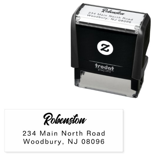 差出人住所カスタム差出人住所 セルフインキングスタンプ (インサイチュ)