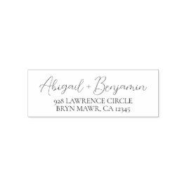 差出人住所カスタム手書き セルフインキングスタンプ