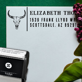 差出人住所カントリー結婚ウェスタンのNash Bash セルフインキングスタンプ