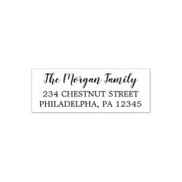 差出人住所ゴム印 セルフインキングスタンプ