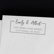 差出人住所スクリプト名カスタムスタイリッシュMonogram