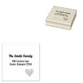 差出人住所スタンプ ラバースタンプ (押印)