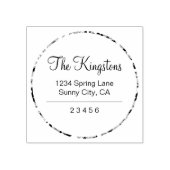 差出人住所スタンプ ラバースタンプ (インプリント)