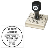 差出人住所スタンプ ラバースタンプ (押印)