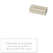 差出人住所スタンプ ラバースタンプ (押印)