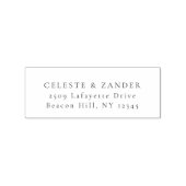 差出人住所スタンプ ラバースタンプ (インプリント)