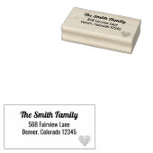 差出人住所スタンプ ラバースタンプ (押印)