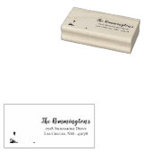 差出人住所パーソナライズされたスタンプサニーモーニングファ ラバースタンプ (押印)